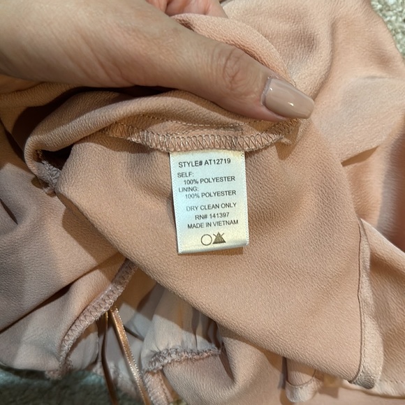 ASTR Satin Ruffle Tank - Picture 6 of 7